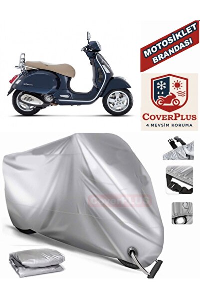 MotoEN Gray Lock Compatible Motor Tarpaulin Vespa Gt 250 Motorcycle Tarpaulin...