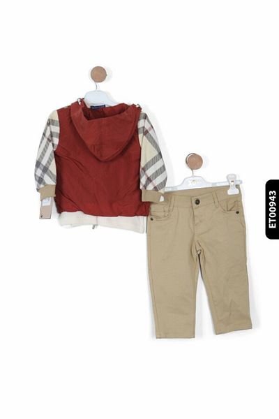 xo kids moda Boy's Top and Bottom Suit 1-5 Years 6205
