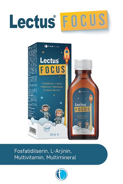 lectus Focus 150 ml Liquid Phosphatidylserine L-Arginine Multivitamin Multimineral Syrup