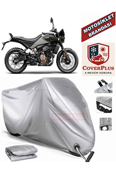 MotoEN Gray Lock Compatible Motor Tarpaulin Husqvarna Svartpilen 401 Motorcyc...