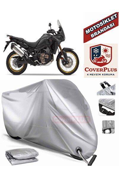 MotoEN Gray Lock Compatible Motor Tarpaulin for Honda Crf1000L Africa Twin Dc...