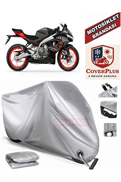 MotoEN Gray Lock Compatible Motor Tarpaulin Aprilia Rs 457 Motorcycle Tarpaul...