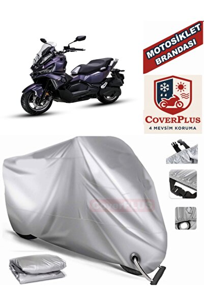 MotoEN Gray Lock Compatible Motor Tarpaulin Sym Adx 125 Motorcycle Tarpaulin ...