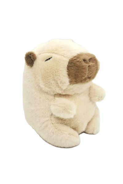 ABYZ Capybara interactive plush toy, with tail movement and size 21cm, beige color The ideal gift