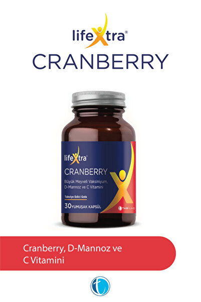 LİFEXTRA Cranberry 30 Yumuşak Kapsül D-Mannoz
