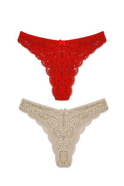 GECKO COLLECTION Lacy Brazilian Panties 2 Pieces