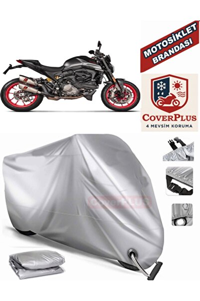 MotoEN Gray Lock Compatible Motor Tarpaulin Ducati Monster 937 Plus Motorcycl...