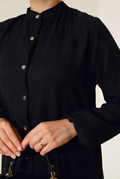 Lucia Fashion Slit Detailed Tunic Trousers Double Set