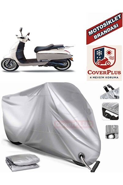 MotoEN Gray Lock Compatible Motor Tarpaulin King Motor Rigil 125 Motorcycle T...