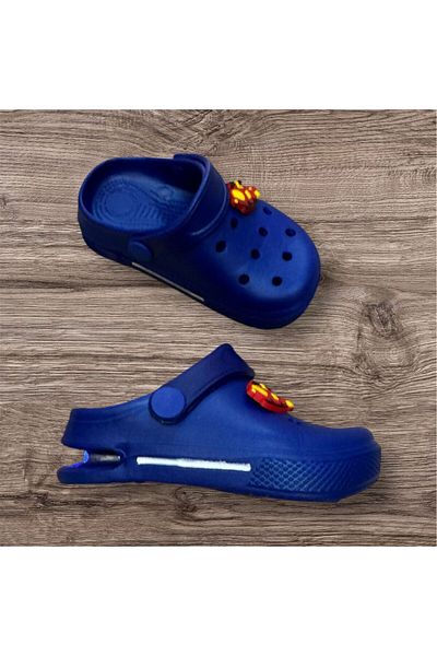 AkınalBella Boy Blue Light Air Sole Light Closed Front Slippers Sandals