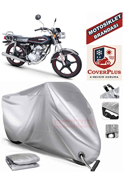 AutoZEL Kuba KM125-6 غطاء من القماش المشمع للدراجة النارية (متوافق مع القفل)