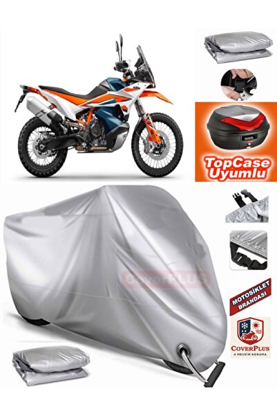 MotoEN قفل رمادي متوافق مع KTM 890 Adventure R Canvas Topcase الخلفي المتوافق...