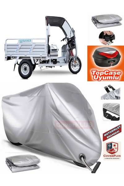 AutoZEL Yuki YK- 250 ZH Ayder حقيبة خلفية متوافقة مع القماش المشمع للمحرك (ال...