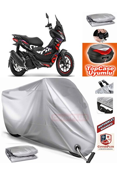 AutoZEL غطاء محرك متوافق مع الحقيبة الخلفية Aprilia SR GT 200 (متوافق مع التو...
