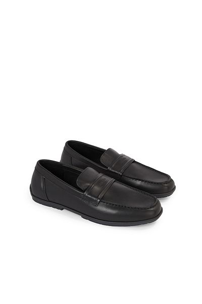 Calvin Klein Men Black Loafers Driver