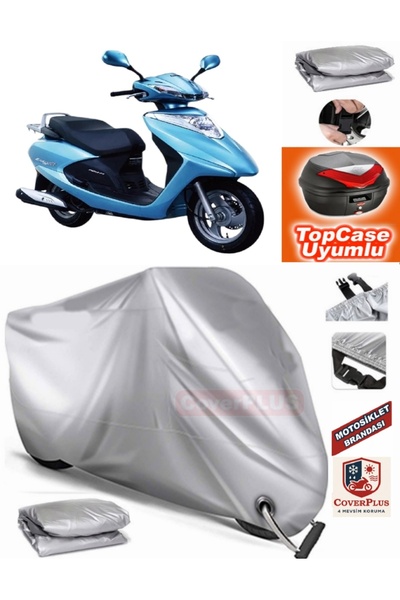 AutoZEL هوندا سباسي 125 حقيبة خلفية متوافقة مع قماش القماش (الاتصال، قفل متوافق)