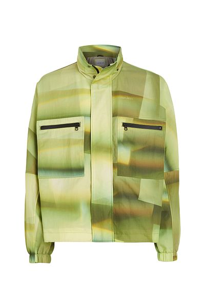 Calvin Klein Calvin Klein Men Dark Juniper Acid Wash Seasonal Windbreaker Jacket