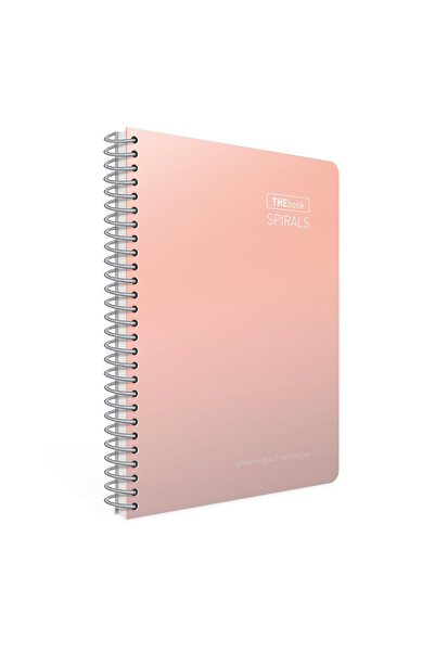 Gıpta Thebook Spirals A4 200 Yaprak Sert Kapak Spiralli Defter Kareli (6070)