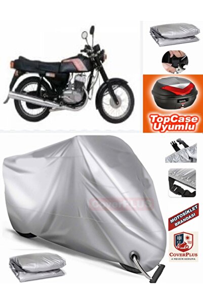 AutoZEL Jawa 250 Laser Topcase متوافق مع القماش المشمع للمحرك (الوصلة، متوافق...