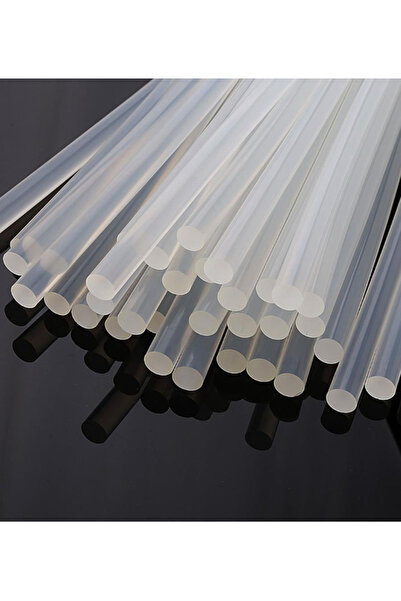 Genel Markalar 10 Adet Mum İnce Sıcak Silikon Tabanca Mumu Çubukları 30 cm 10adt