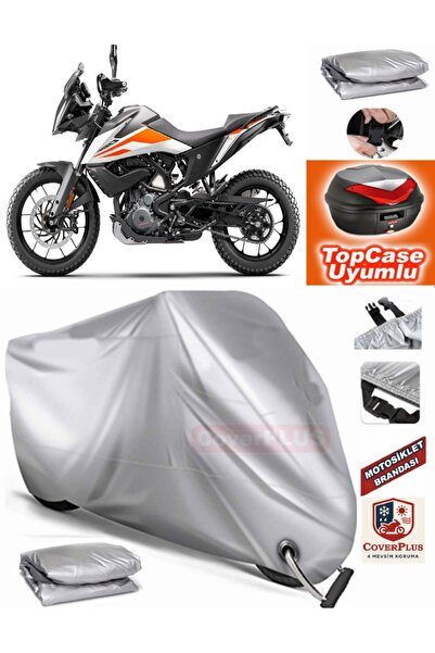 MotoEN قفل رمادي متوافق مع KTM 390 Adventure Canvas Topcase الخلفي المتوافق م...