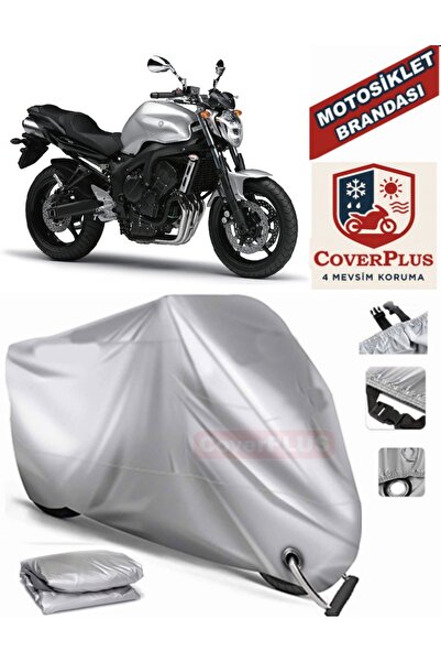 MotoEN قماش القنب المتوافق مع القفل الرمادي لدراجة Yamaha FZ6 Fazer S2 خيمة غ...