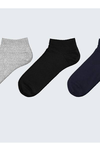 LC Waikiki Lcw Eco Men's Booties Socks 3-Pack (S5)