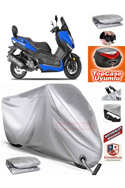 AutoZEL يوكي T9 ستروم 125 غطاء من القماش المشمع للدراجة النارية (متوافق مع ال...