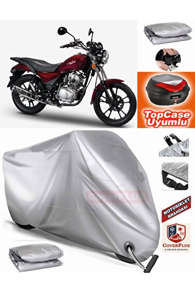 MotoEN Gray Lock Compatible Motoran Force 150 Tarpaulin Topcase Rear Bag Comp...