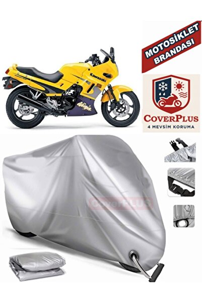 MotoEN Gray Lock Compatible Motor Tarpaulin Kawasaki Zzr 250 Motorcycle Tarpa...