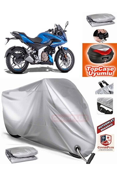 AutoZEL Bajaj Pulsar F 250 حقيبة خلفية متوافقة مع القماش المشمع للمحرك (الوصل...