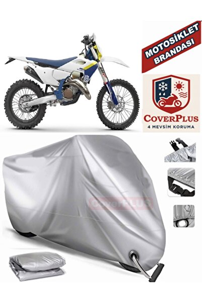 MotoEN Gray Lock Compatible Motor Tarpaulin Husqvarna Te 125 Motorcycle Tarpa...