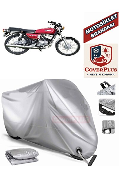 MotoEN قماش القنب المتوافق مع القفل الرمادي لدراجة Yamaha RX 135 خيمة غطاء ال...
