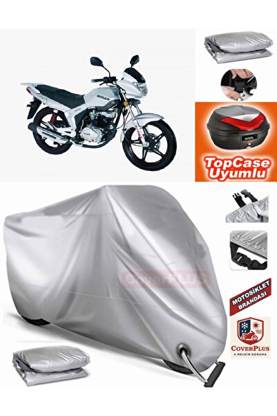 MotoEN Gray Lock Compatible Bisan Sunway Fks Tarpaulin Topcase Back Bag Compa...