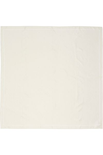 Calvin Klein Women White Rtw Mono Seasonal Scarf