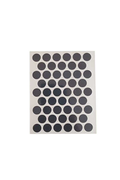 HOMDEP Yapışkanlı Vida Gizleme Yapıştırma Vida Tapası Tıpası Parlak Antrasit ...