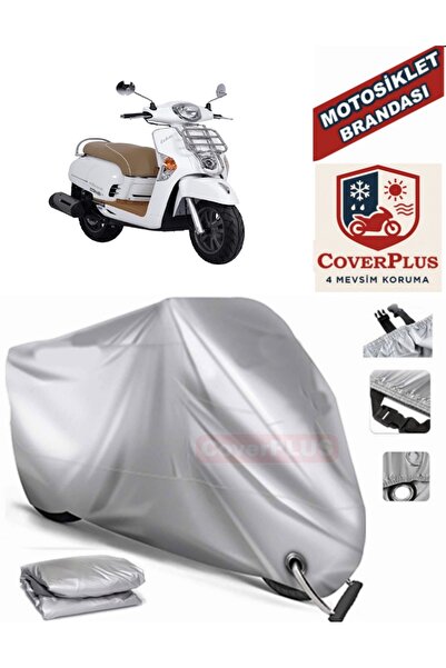 MotoEN Gray Lock Compatible Motor Tarpaulin Kymco Like 200I Motorcycle Tarpau...