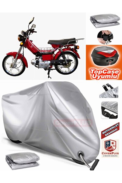 MotoEN Gray Lock Compatible Bisan Star Tarpaulin Topcase Rear Bag Compatible ...