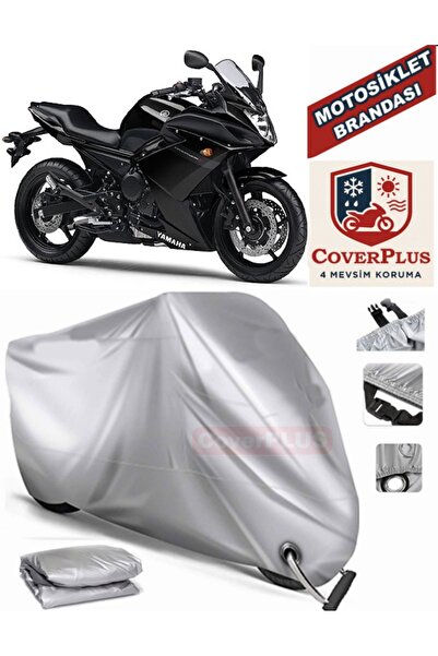 MotoEN Gray Lock Compatible Motor Tarpaulin Yamaha Xj 6 Diversion F Motorcycl...