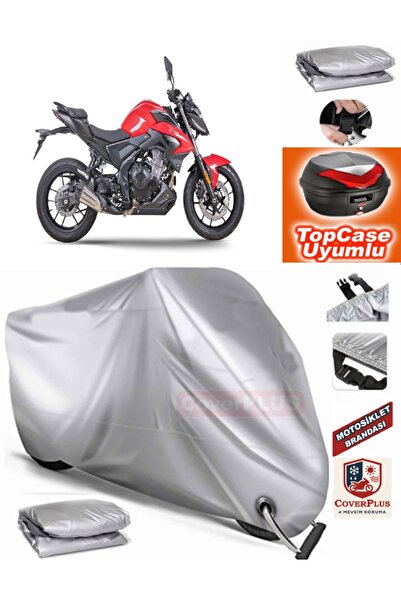 MotoEN Gray Lock Compatible Voge 500 R Tarpaulin Topcase Back Bag Compatible ...