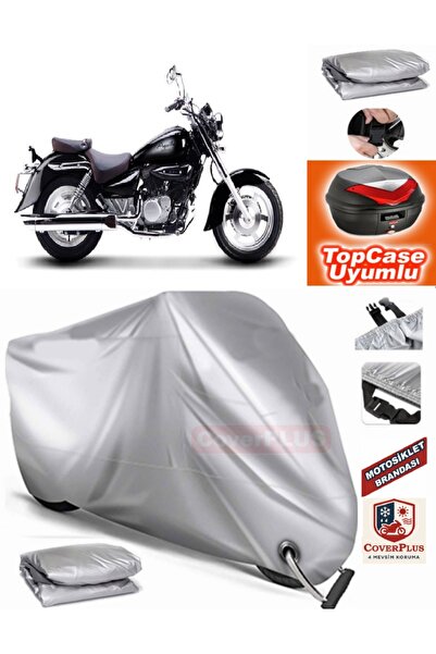 AutoZEL Hyosung GV 250 Topcase متوافق مع القماش المشمع للمحرك (الوصلة، القفل ...