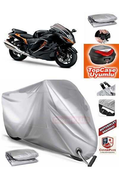 MotoEN Gray Lock Compatible Suzuki Gsx-R 1300 Hayabusa Tarpaulin Topcase Rear...