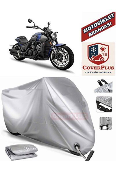 MotoEN Gray Lock Compatible Motor Tarpaulin Rks C1002 V Motorcycle Tarpaulin ...