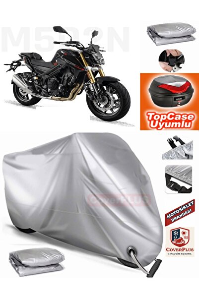 MotoEN Gray Lock Compatible Rks M502N Tarpaulin Topcase Back Bag Compatible M...
