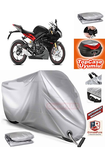 AutoZEL Triumph Daytona 675 R غطاء محرك متوافق مع الحقيبة الخلفية (وصلة، قفل ...