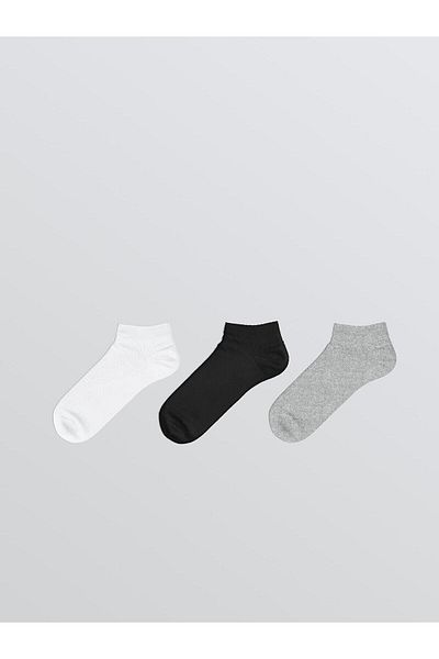 LC Waikiki Lcw Eco Men's Booties Socks 3-Pack (S5)