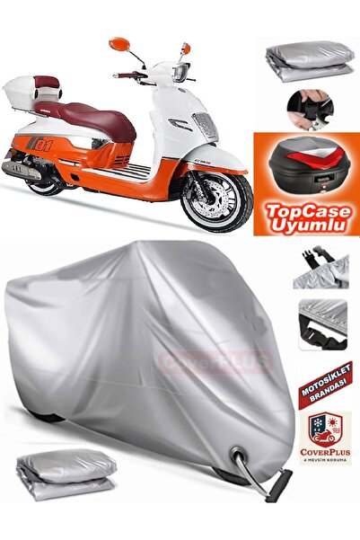 MotoEN قفل رمادي متوافق مع Arora Malibu Pro Tarpaulin Topcase Backbag متوافق ...