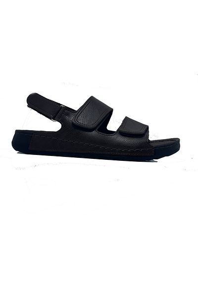 ayaktarz Enova Brown Men's Strappy Adjustable Comfortable Stylish Men's Sandals
