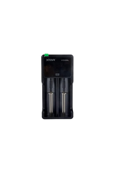 XTAR VC2SL - Taşınabilir LCD Ekranlı Li-ion/Ni-Mh/Ni-Cd Pil Şarj Cihazı - 2li