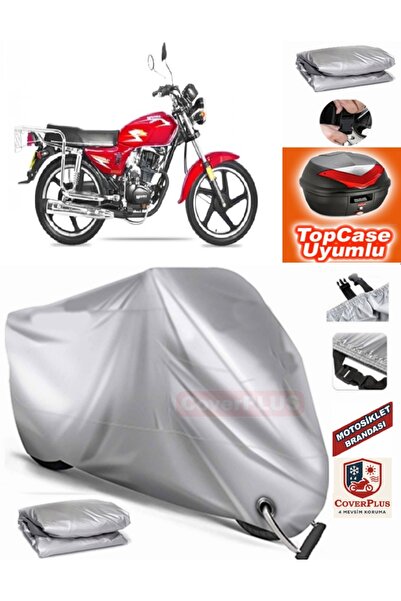 MotoEN Gray Lock Compatible Yuki Yk100-5 Tarpaulin Topcase Back Bag Compatibl...